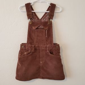 Gap corduroy overalls skirt